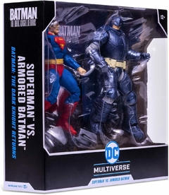 McFarlane Toys DC Multiverse Superman vs. Batman (The Dark Knight Returns) Figura de acción de 7 Pulgadas, Paquete múltiple - comprar en línea