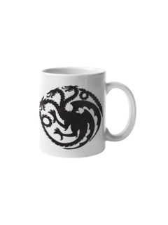 Taza Blanca Personalizada House Of The Dragon