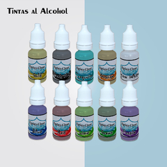 Epóxy-Clear | Kit de tintas al alcohol, colores vívidos, formula a base de alcohol, excelente pigmentación, 10 tintas - comprar en línea