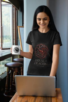 Taza Blanca Personalizada House Of The Dragon - comprar en línea