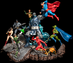 Diorama Liga De La Justicia Vs Darkseid Impresión 3d FDM - tienda en línea