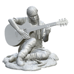 Figura Impresión 3d Fdm The Last Of Us Ellie With Guitar