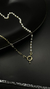 Colar Chocker Cartier e Pérola Banhado a Ouro