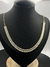 Choker Baguete banhado a ouro