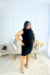 Vestido Midi Curvy TamiB Malu Gola Alta com Cinto Fixo