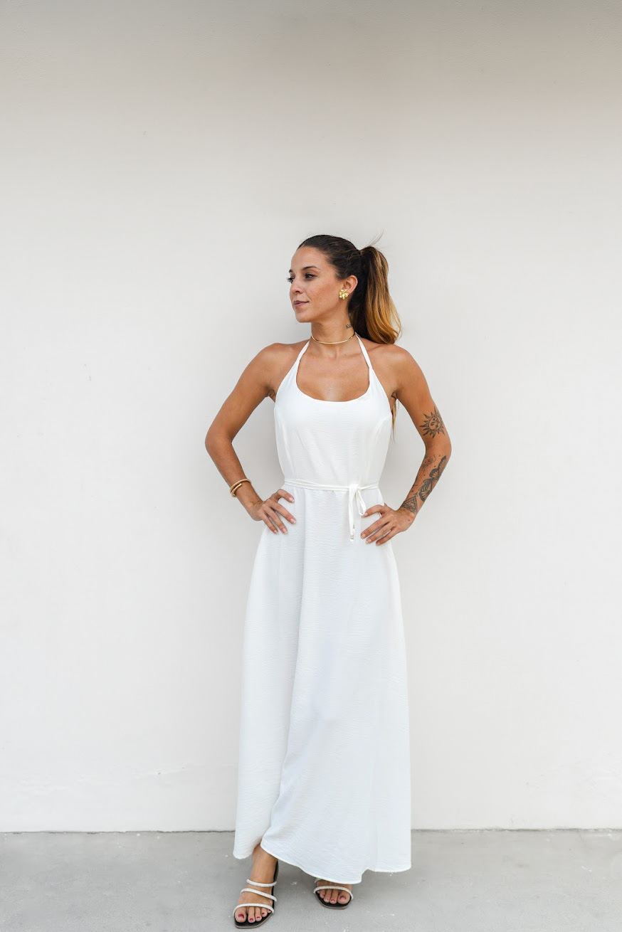 Vestido frente sales unica branco