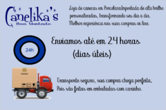 CANECA XÍCARA CAFÉ SUPORTE EMOCIONAL FORMA DE BEBIDA FLORK 23 - Canelika's