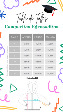 Campera Egresadito - PROXIMA PARADA en internet