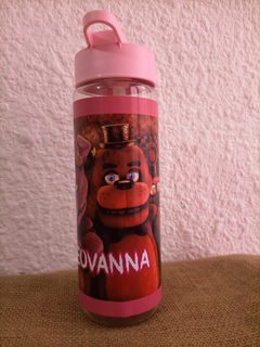 Botella agua 750ml con pico Five nights at Freddys