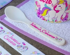 Cucharita personalizada Unicornio