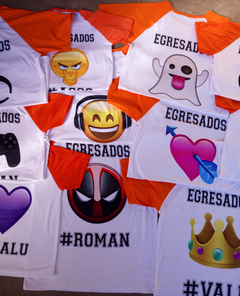 Remera Egresadito - EMOJIS