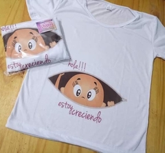 Remera Baby Shower - Estoy creciendo