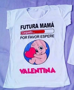 Remera Baby Shower - Futura Mama