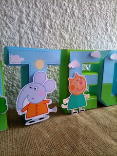 Letra 3d - George Pig - comprar online