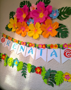 Decoracion Flores Hawaianas Moana - comprar online