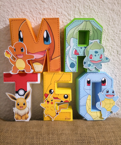 Letra 3d - Pokemon