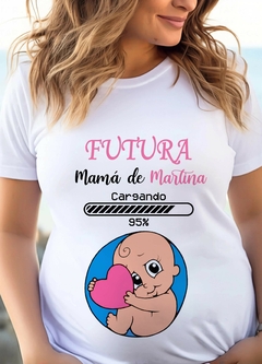 Remera Baby Shower - Futura mamá