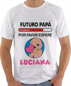 Remera baby shower - Futuro papá cargando