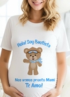 Remera baby shower - Osito piloto