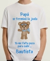 Remera baby shower - Osito piloto (papá)