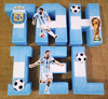 Letra 3d - Seleccion Argentina Messi