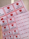 Stickers Escolares Corazon