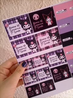 Stickers Escolares Kuromi - tienda online