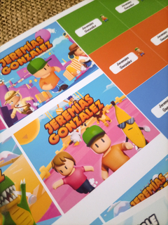 Stickers Escolares Stumble Guys en internet