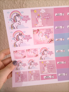 Stickers Escolares Unicornio en internet