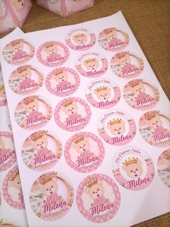 Stickers Osita princesa