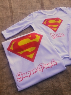 Remera Baby Shower - Super Papa