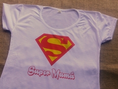 Remera Baby Shower - Super Mama