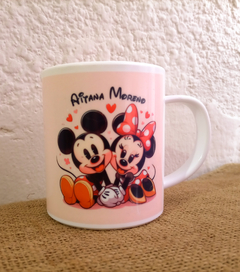 Taza polimero Mickey y Minnie