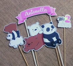 Cake Topper Osos Escandalosos