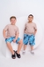 Conjunto Masculino Short Estampado e blusa lisa - ME Kids Moda