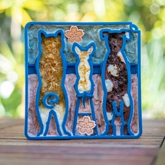 Comedouro Lento SodaPup Dogs Waiting Etray - Azul - comprar online