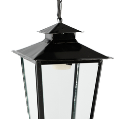 Luminária Lustre Pendente Colonial de Teto Vidro Transparente 14C - loja online