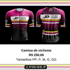 Camisa JP Ciclismo Training Rosa - comprar online