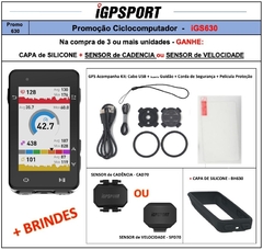 Ciclocomputador GPS IGP Sports Modelo iGS630 - comprar online