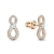 Imagem do Conjunto Swarovski Infinity 5521040 - Cor Rose Gold