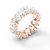 Anel Swarovski Vittore Pear 5586161 - Cor Rose Gold N. 58