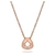 Colar Swarovski Millenia 5640292 - Cor Rose Gold - loja online