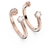 Anel Swarovski Constella 5640973 - Cor Rose Gold N. 58 - Revenda Relógios