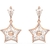 Brinco Swarovski Stella 5645466 - Cor Rose Gold