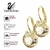 Brinco Swarovski Bella 5662093 Dourado - loja online