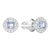 Brinco Swarovski Angelic Square 5352048 - Cor Prata na internet