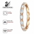 Anel Swarovski Vittore 5351769 N.55 Cor Rose Gold - comprar online