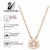 Colar Swarovski Millenia 5640292 - Cor Rose Gold na internet