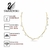 Colar Swarovski Constella 5618033 - Cor Dourado - comprar online