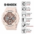 Relógio Casio G-Shock Feminino Anadigi Rosa GMA-S120MF-4ADR - loja online